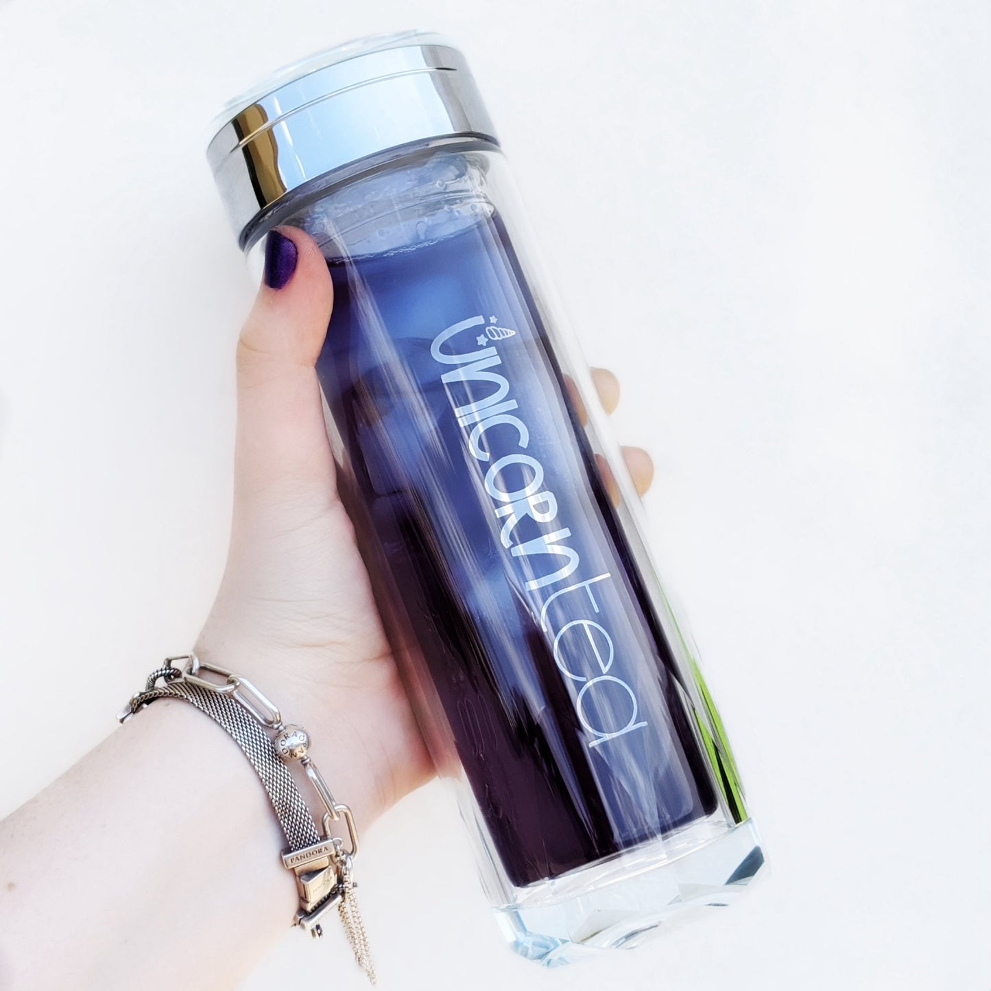 Unicorn Tea Double Wall Glass Infuser Bottle - Lost Minds Clothing