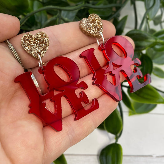 L.O.V.E Earrings