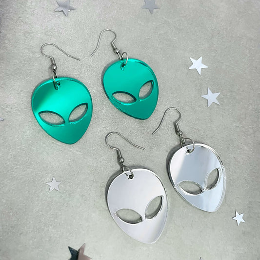 Alien Essential Earrings (4 colours available) - Lost Minds Clothing