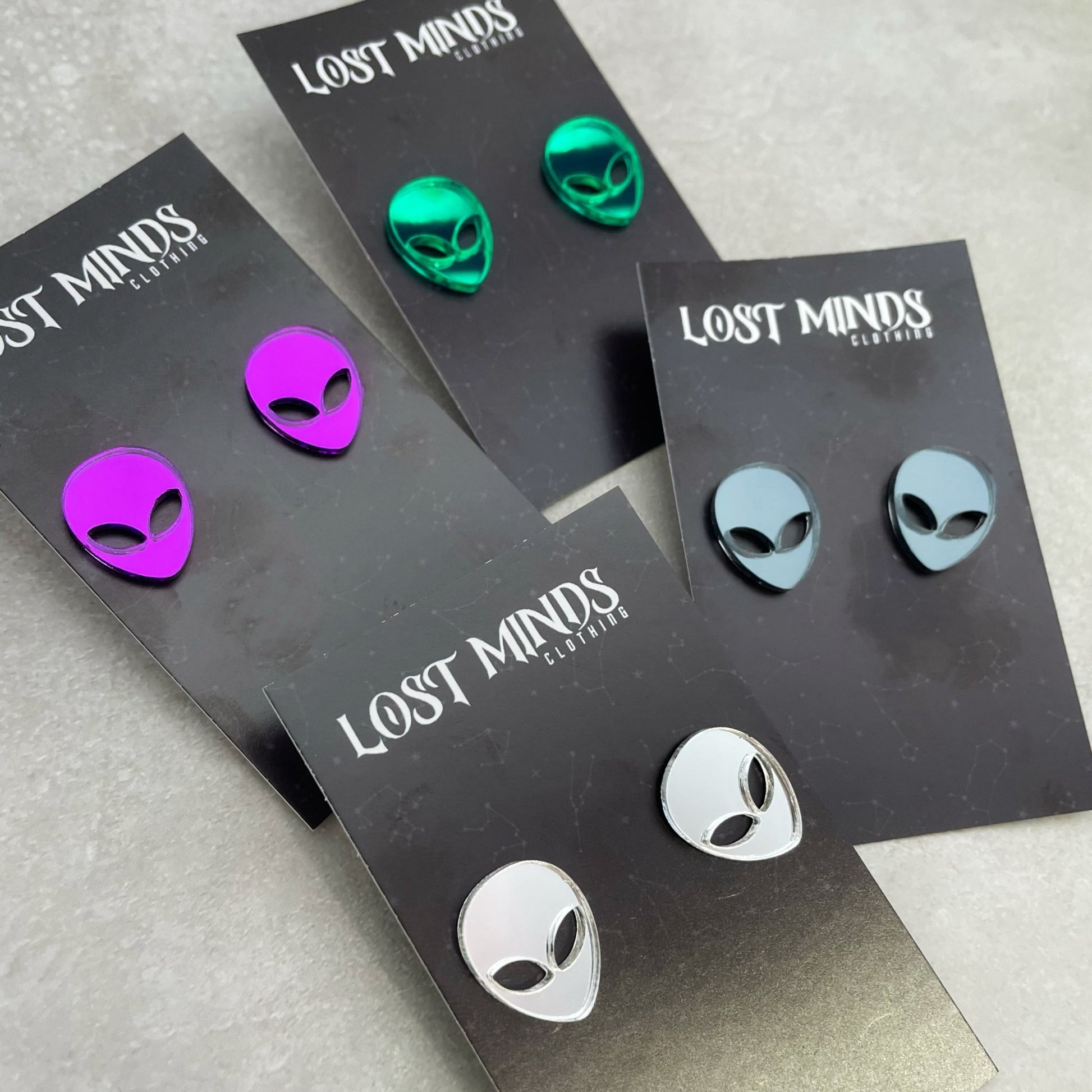 Alien Essential Studs (4 colours available) - Lost Minds Clothing