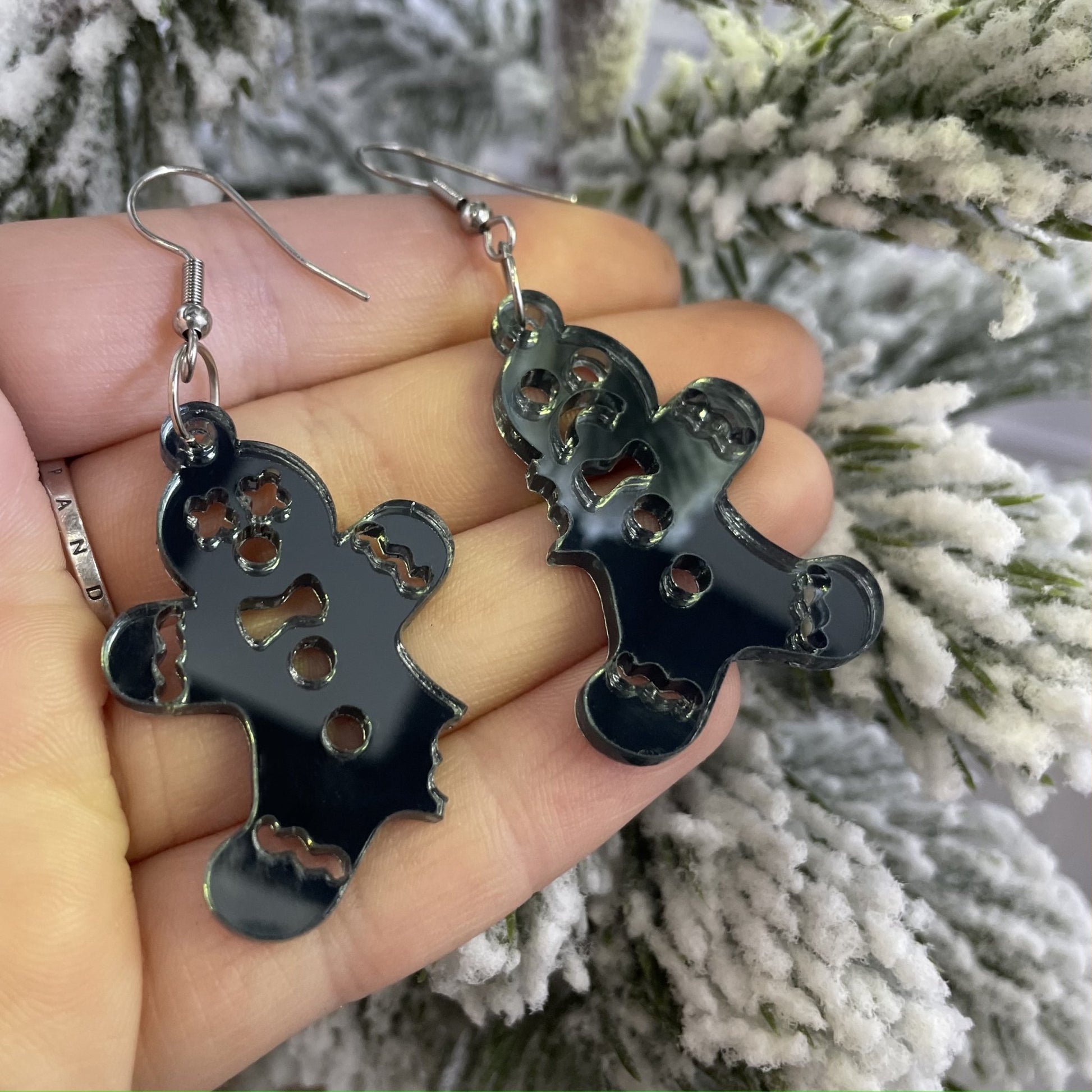 Bite Me Gingerbread Man Essential Earrings - Lost Minds Clothing