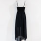 Black Sheer Maxi Dress - Lost Minds Clothing