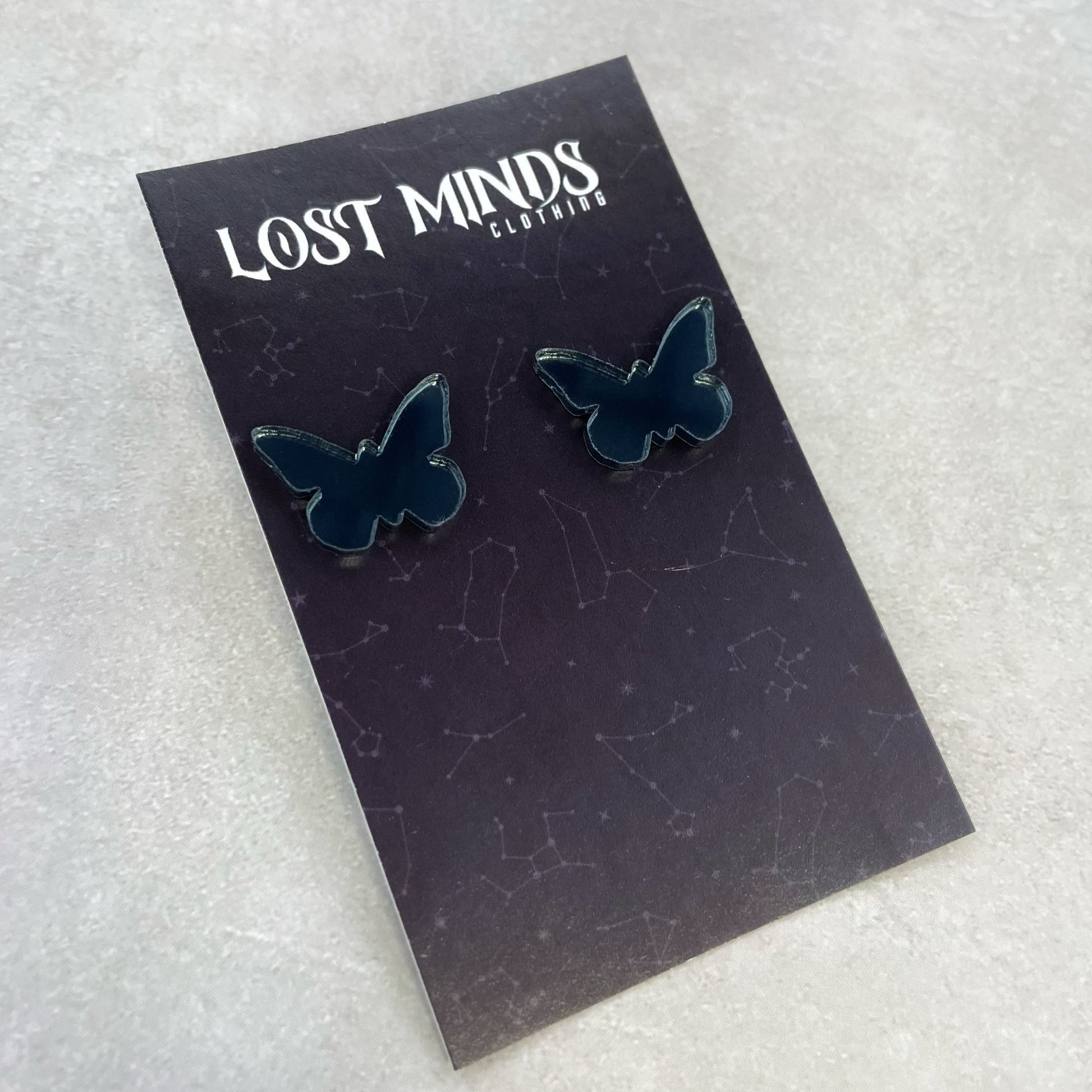 Butterfly Essential Studs (3 colours available) - Lost Minds Clothing