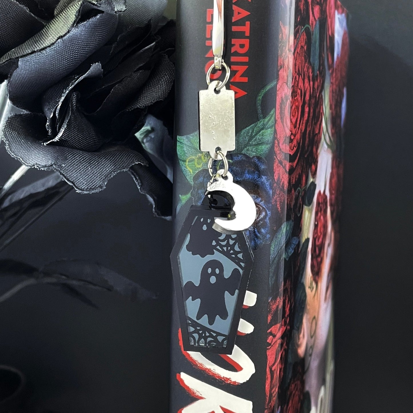 Charcoal Ghost Coffin Bookmark - Lost Minds Clothing