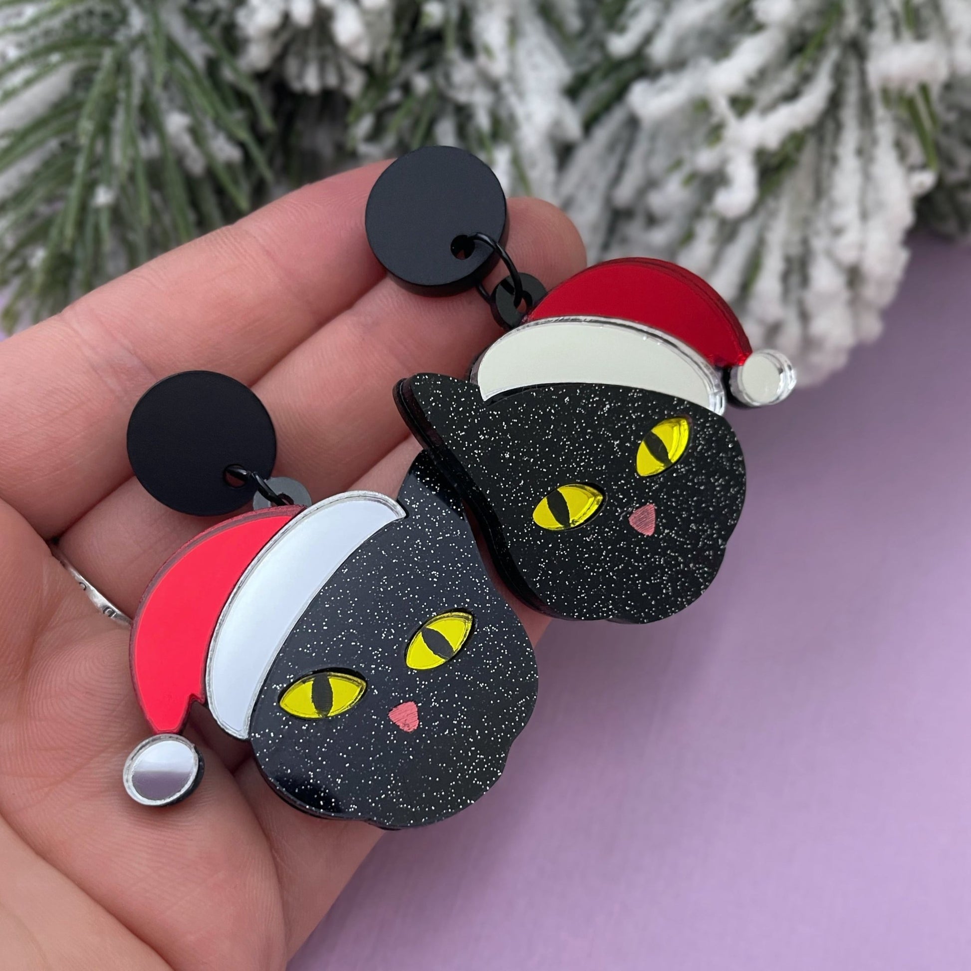 Chrissy Cat Earrings - Lost Minds Clothing