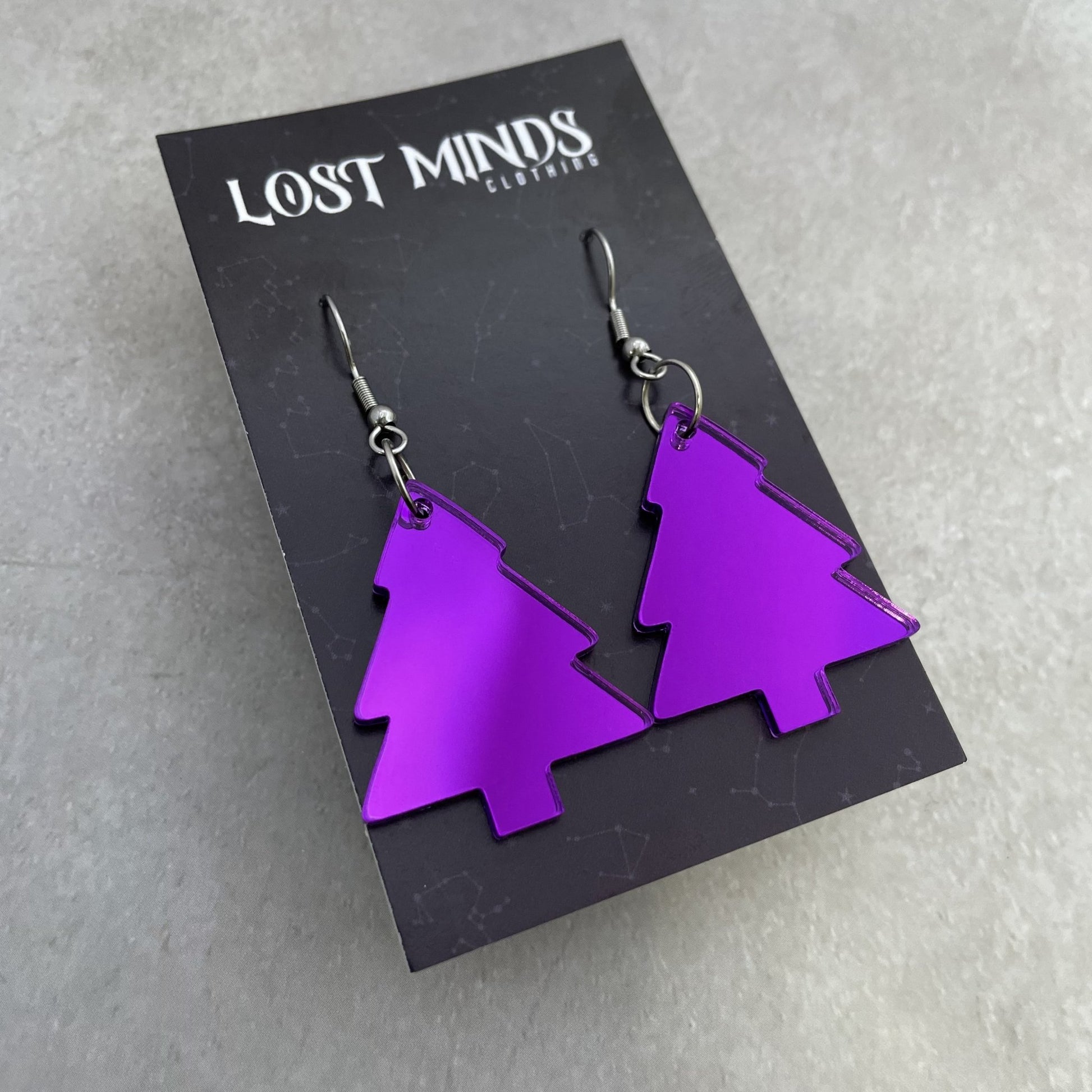 Christmas Tree Essential Earrings (4 colours available) - Lost Minds Clothing