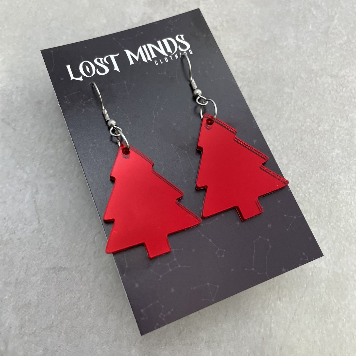Christmas Tree Essential Earrings (4 colours available) - Lost Minds Clothing
