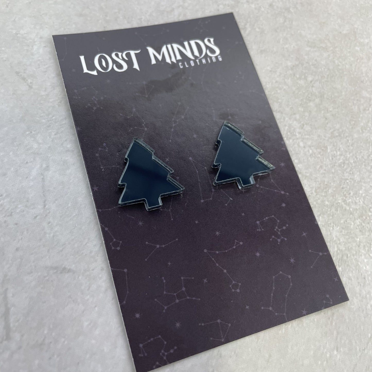 Christmas Tree Essential Studs (4 colours available) - Lost Minds Clothing