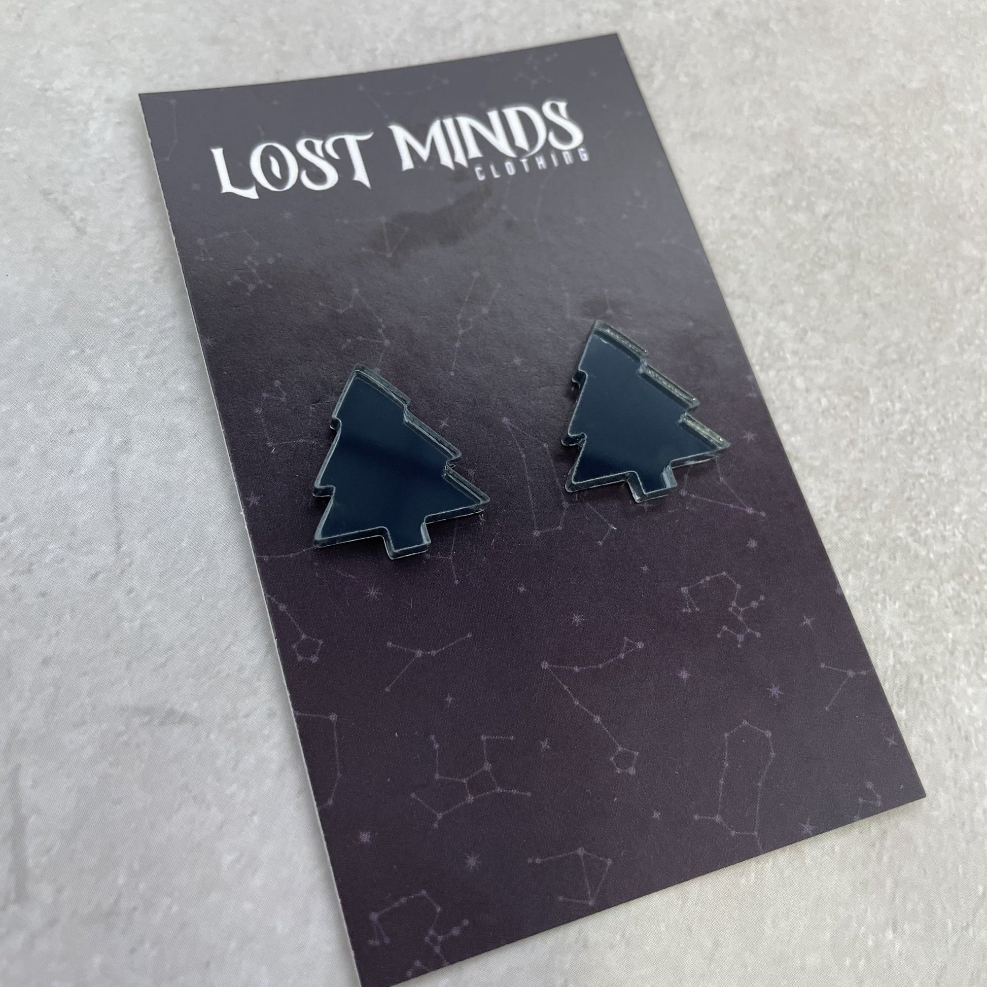 Christmas Tree Essential Studs (4 colours available) - Lost Minds Clothing