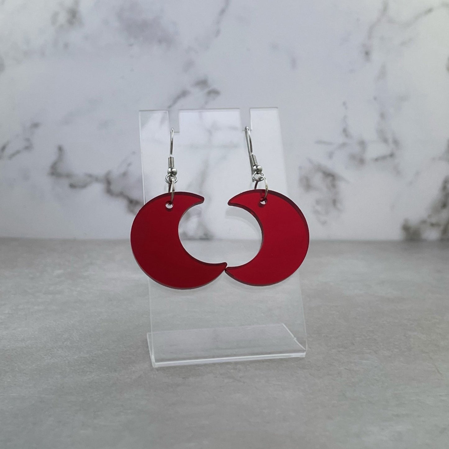 Crescent Moon Essential Earrings (4 colours available) - Lost Minds Clothing