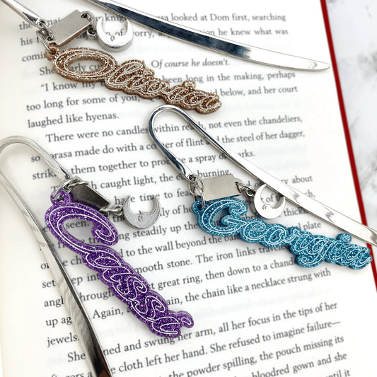 Custom Glitter Bookmark - Lost Minds Clothing