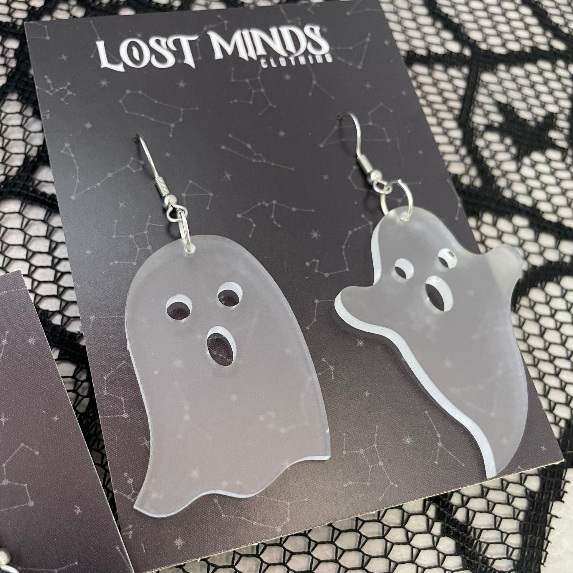 Ghost Earrings (2 options available) - Lost Minds Clothing