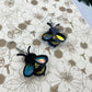 Glitter Bee Earrings - Lost Minds Clothing
