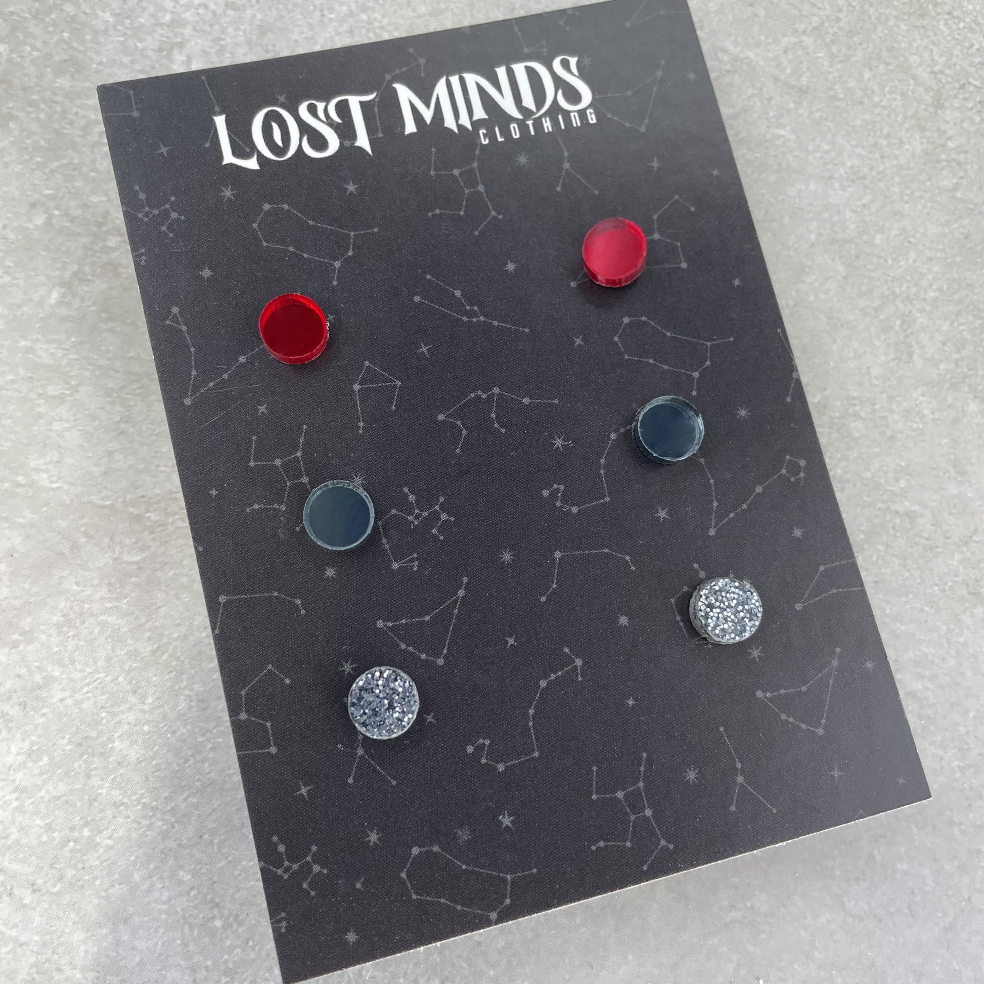 Haunted Night Stud Set - Lost Minds Clothing
