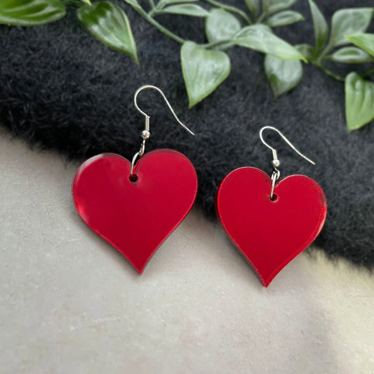 Heart Essential Earrings (4 colours available) - Lost Minds Clothing