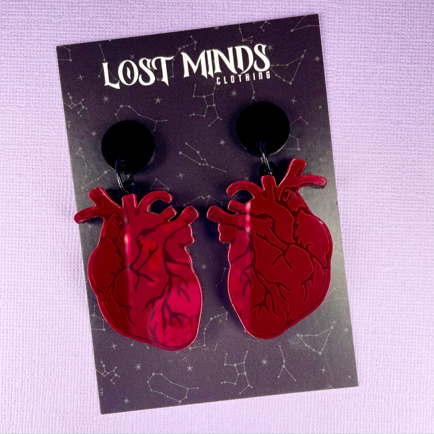 Heartbreaker Acrylic Earrings - Lost Minds Clothing