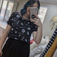 I Need Space Tie Back Crop - Lost Minds Clothing