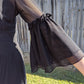 Black Mesh Maxi Dress
