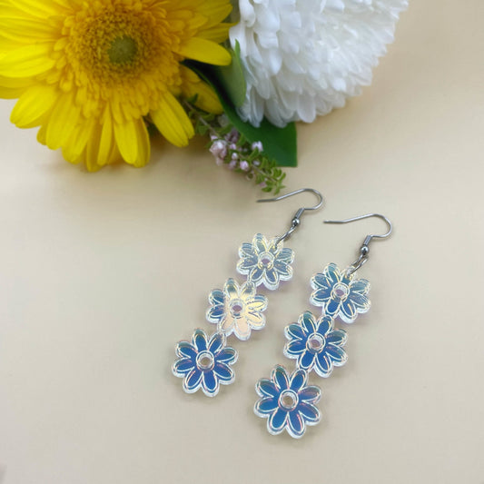 Iridescent Daisychain Earrings - Lost Minds Clothing