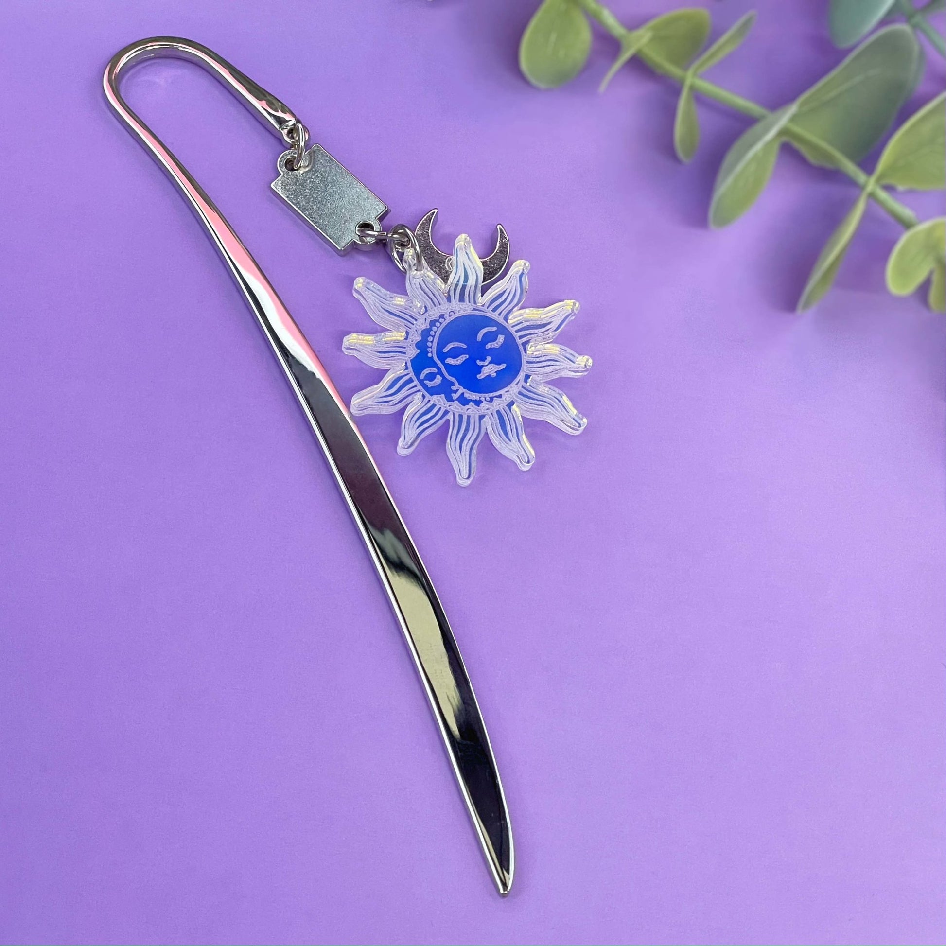 Iridescent Sun & Moon Bookmark - Lost Minds Clothing
