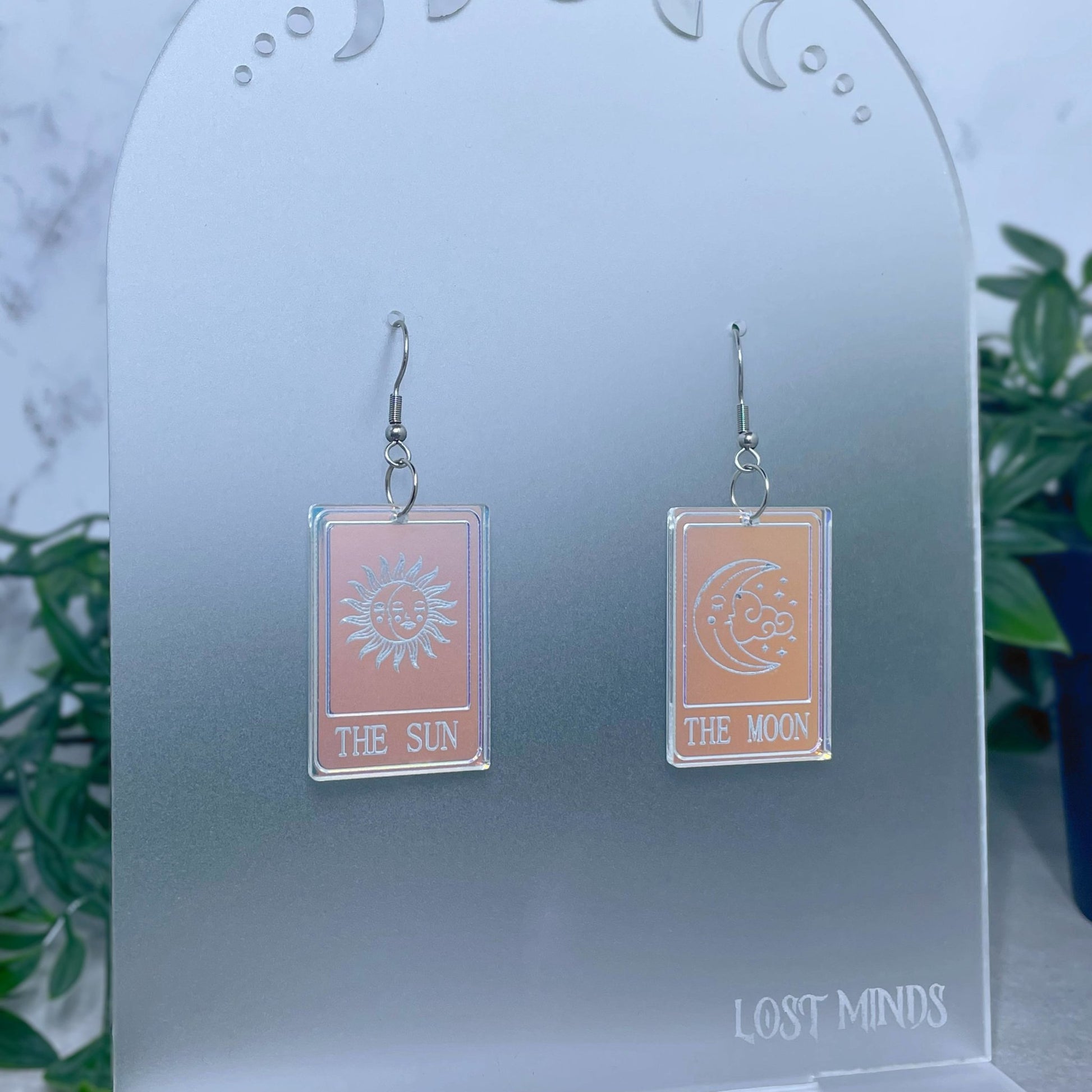 Iridescent Tarot Earrings - Lost Minds Clothing