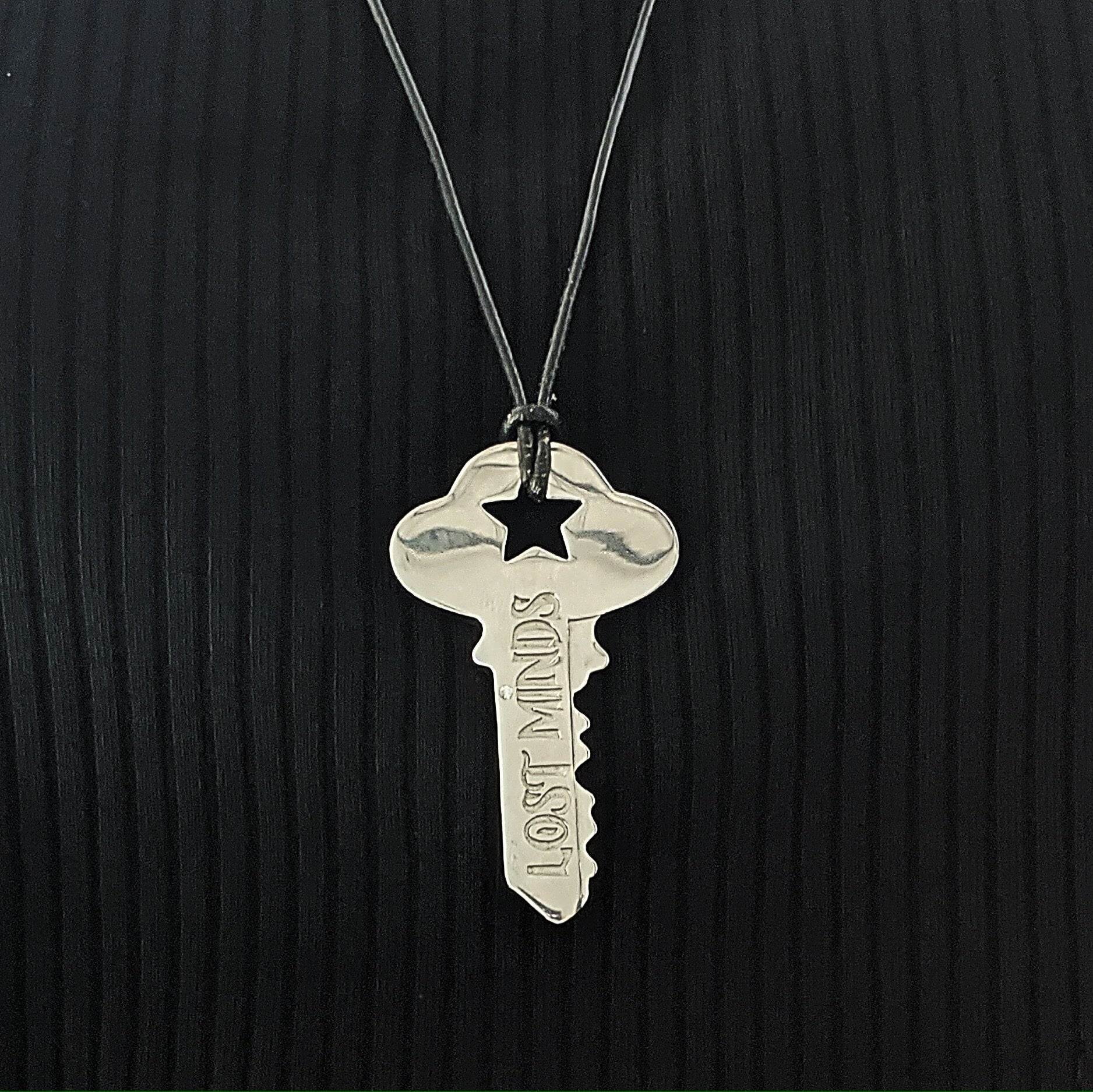 Key To My Mind Sterling Silver Pendant - Limited Edition - Lost Minds Clothing