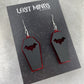 Layered Coffin Earrings (3 colours available) - Lost Minds Clothing