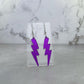 Lightning Bolt Essential Earrings (5 colours available) - Lost Minds Clothing