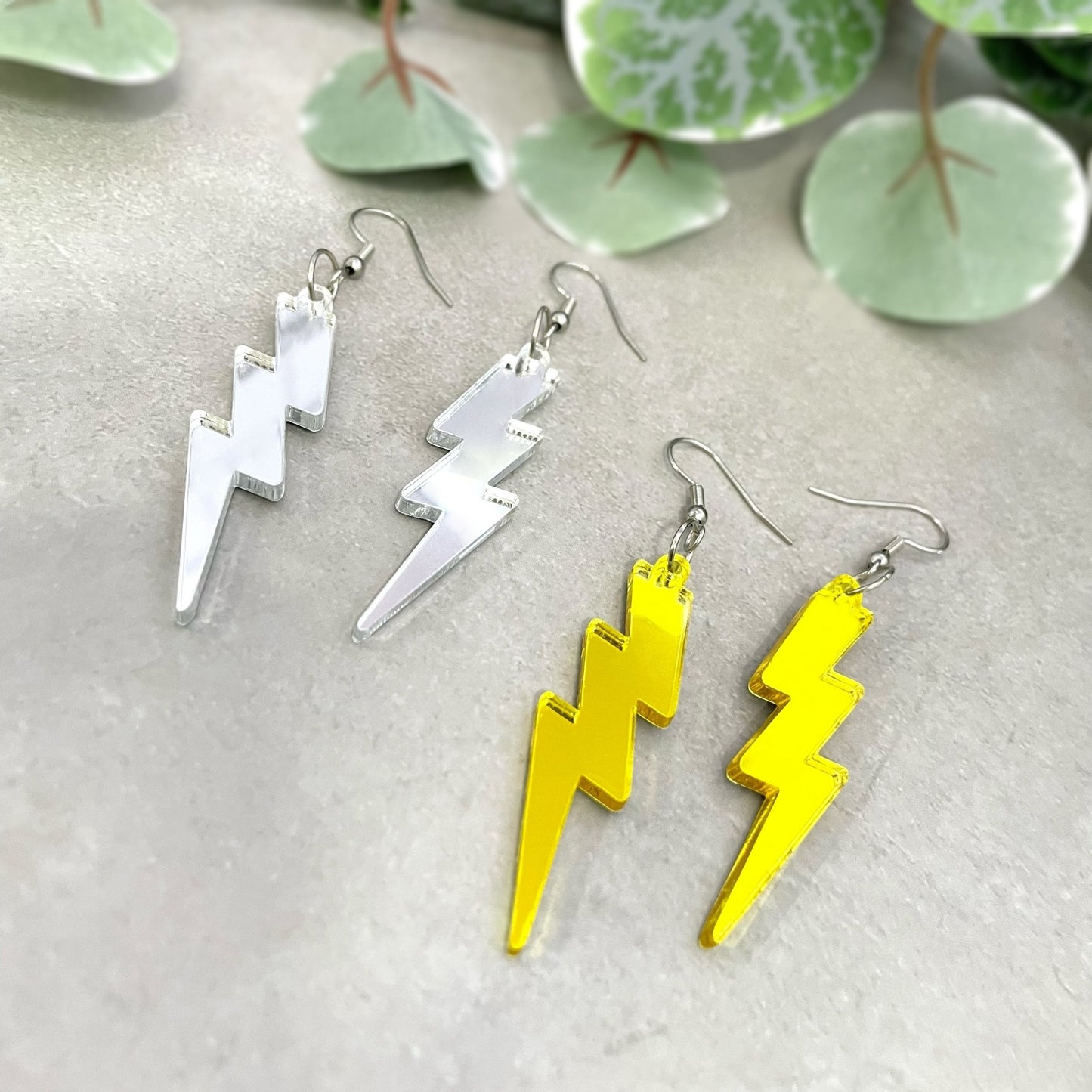 Lightning Bolt Essential Earrings (5 colours available) - Lost Minds Clothing