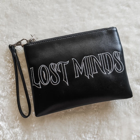 Lost Minds Embroidered Pouch - Limited Edition - Lost Minds Clothing