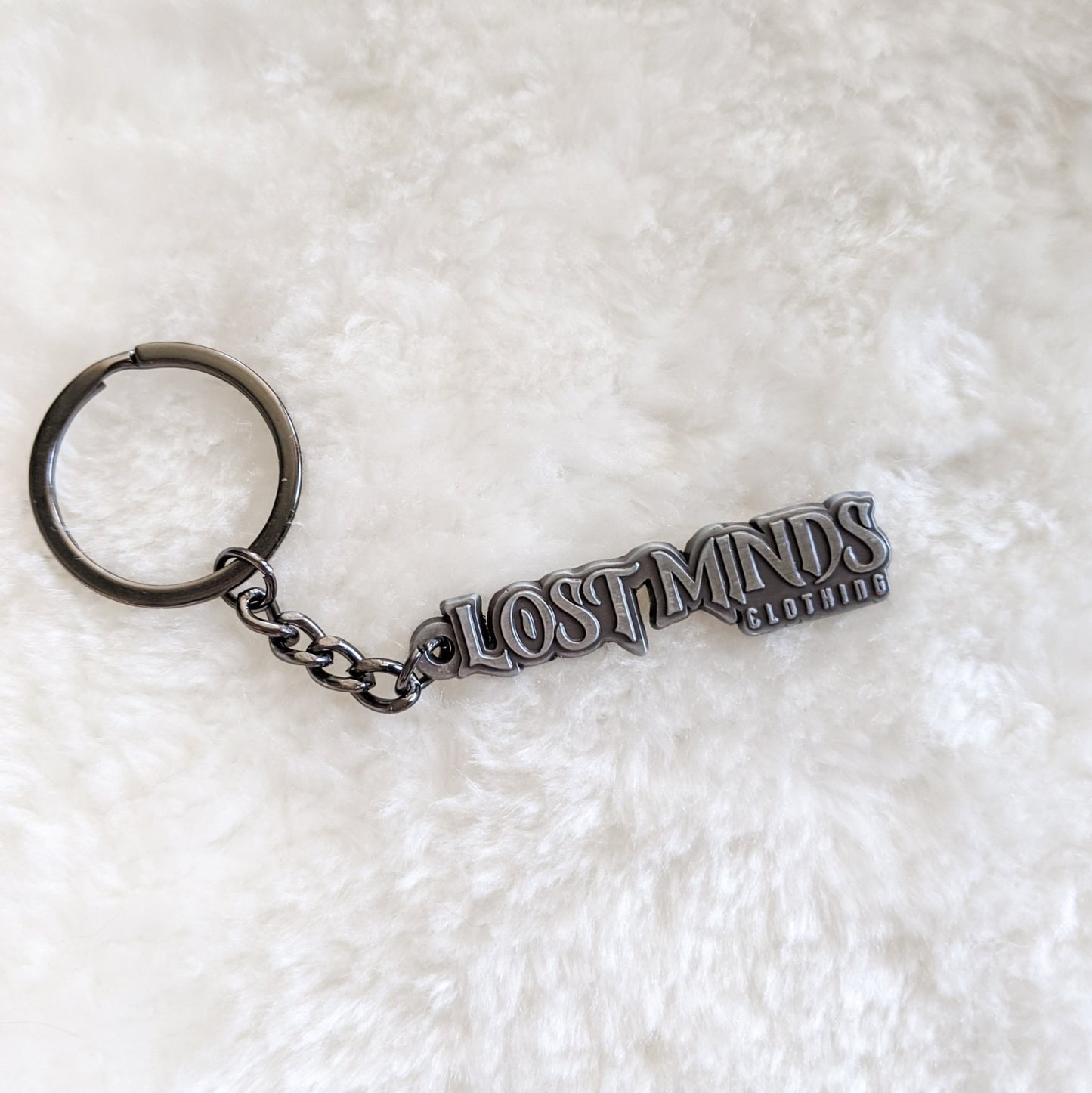 Lost Minds Keychain - Gunmetal - Lost Minds Clothing