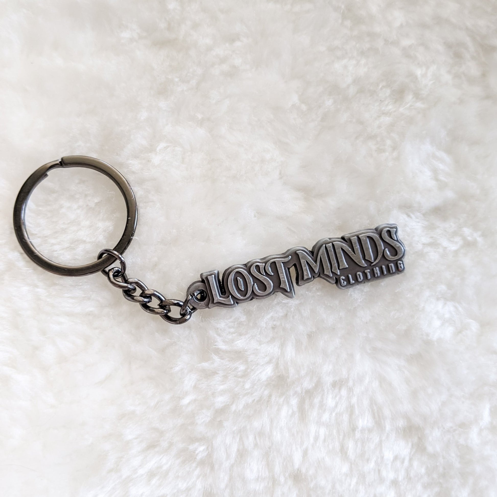 Lost Minds Keychain - Gunmetal - Lost Minds Clothing