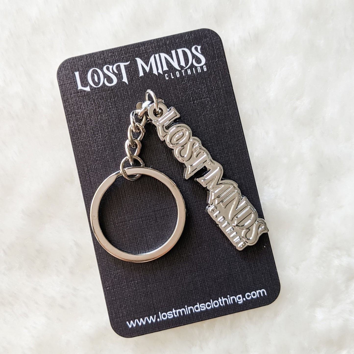 Lost Minds Keychain - Silver - Lost Minds Clothing