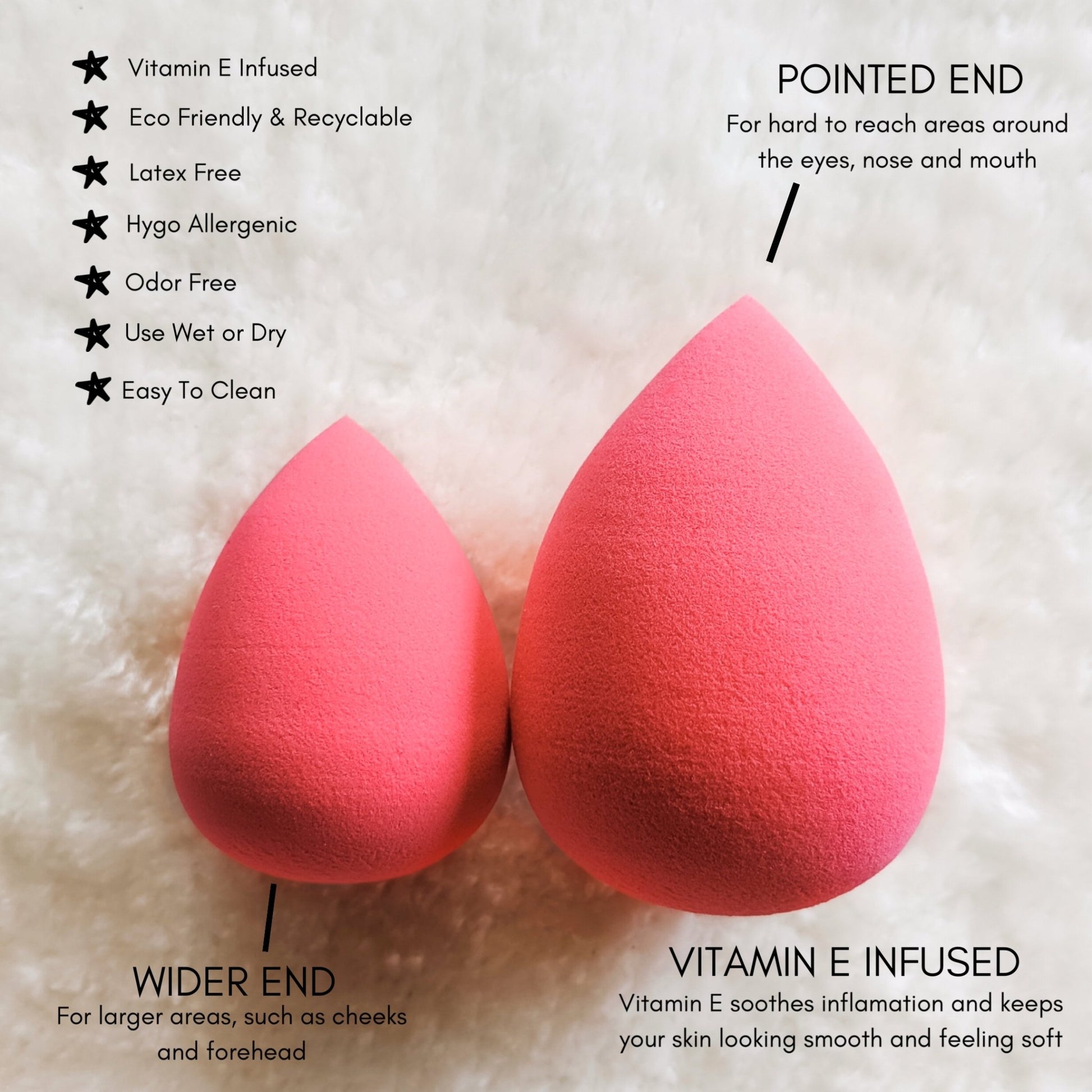 Lost Minds Makeup Sponge - Pink - Lost Minds Clothing