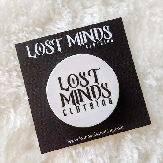 Lost Minds Phone Grip - White - Lost Minds Clothing