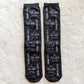 Lost Minds Silver Logo Socks - Lost Minds Clothing
