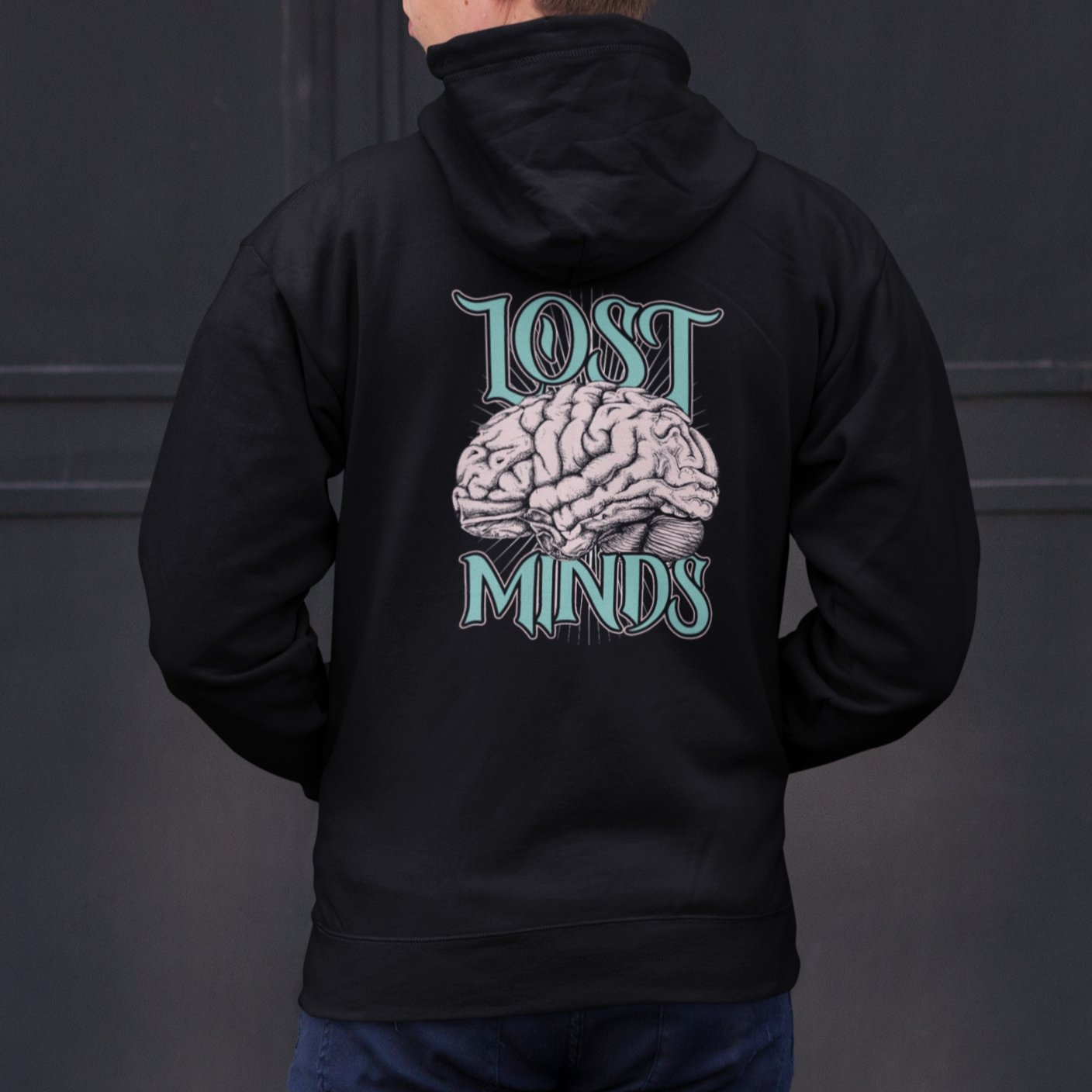 Lost My Mind Hoodie - Blue - Lost Minds Clothing