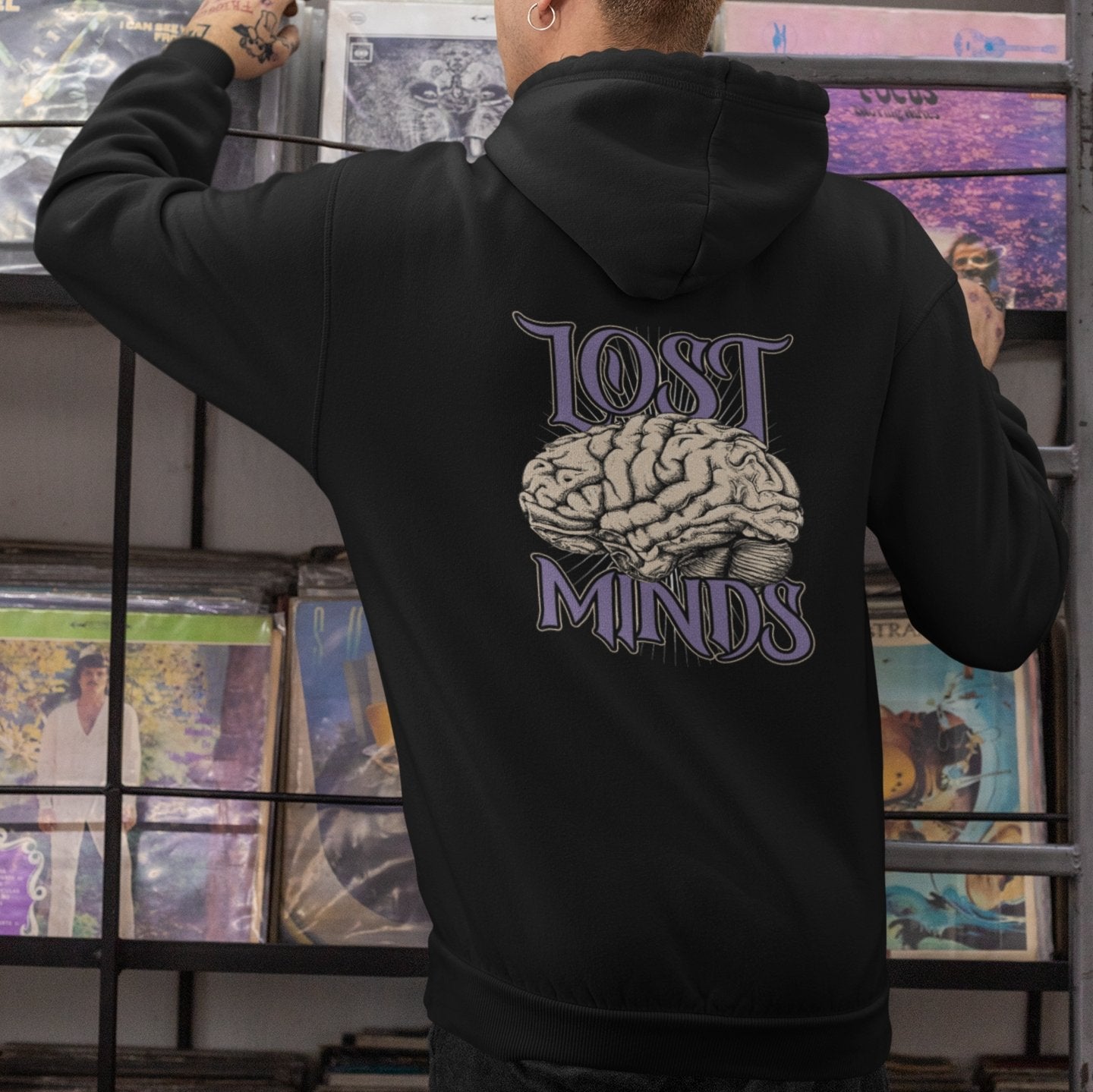 Lost My Mind Hoodie - Purple - Lost Minds Clothing