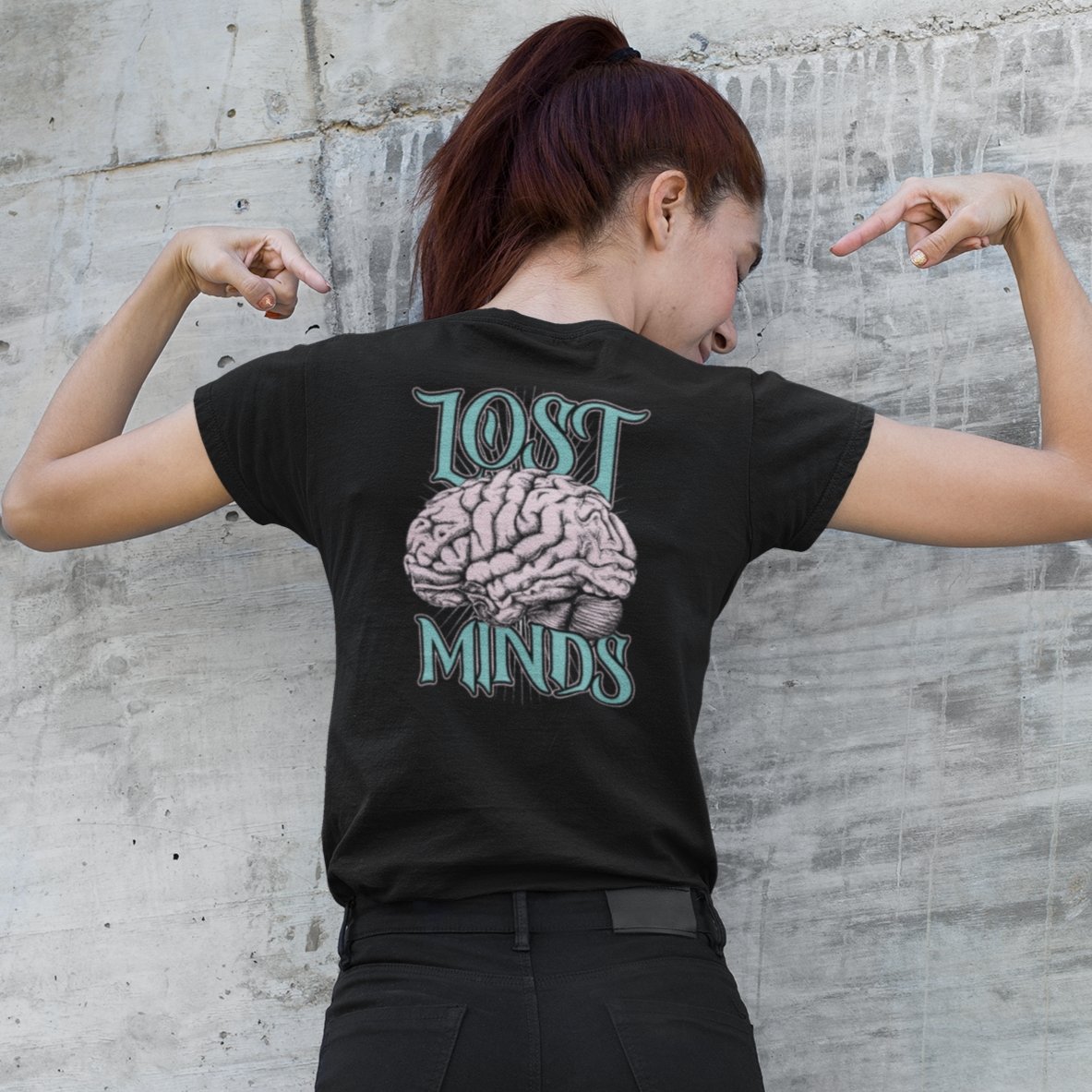 Lost My Mind Tee - Blue - Lost Minds Clothing
