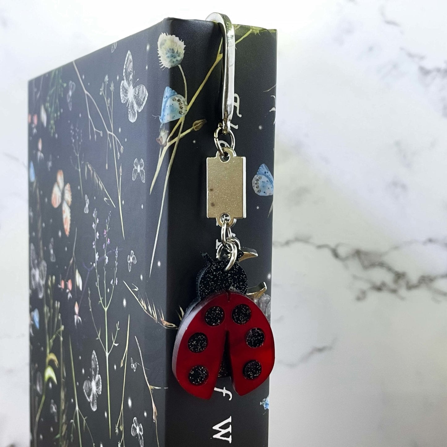 Marble Ladybug Bookmark - Lost Minds Clothing