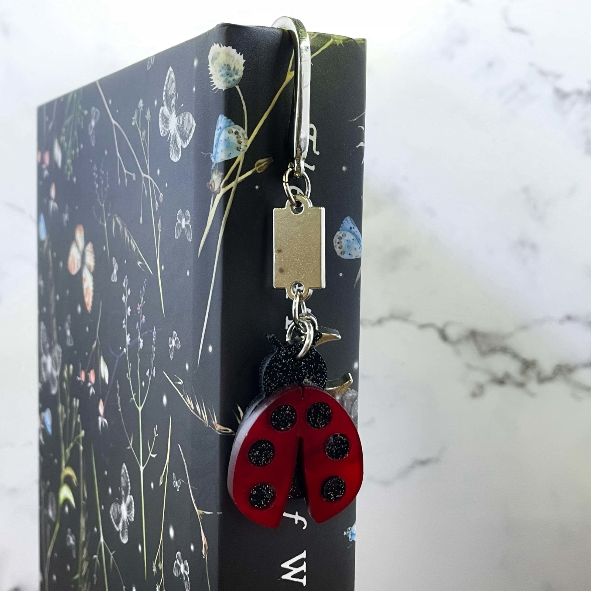 Marble Ladybug Bookmark - Lost Minds Clothing