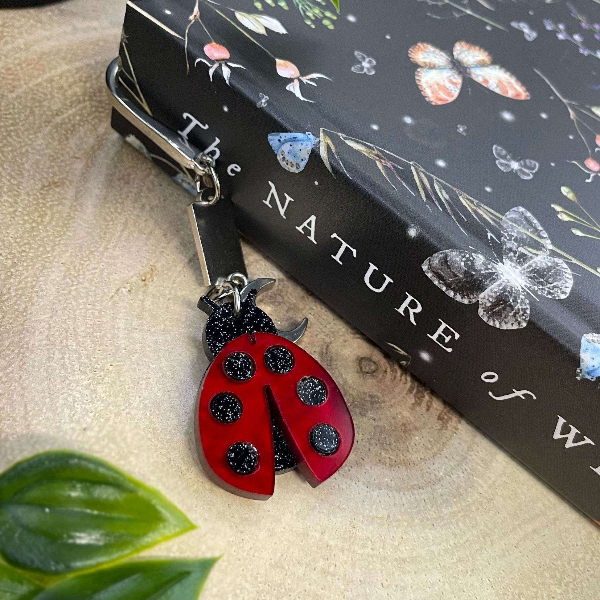 Marble Ladybug Bookmark - Lost Minds Clothing