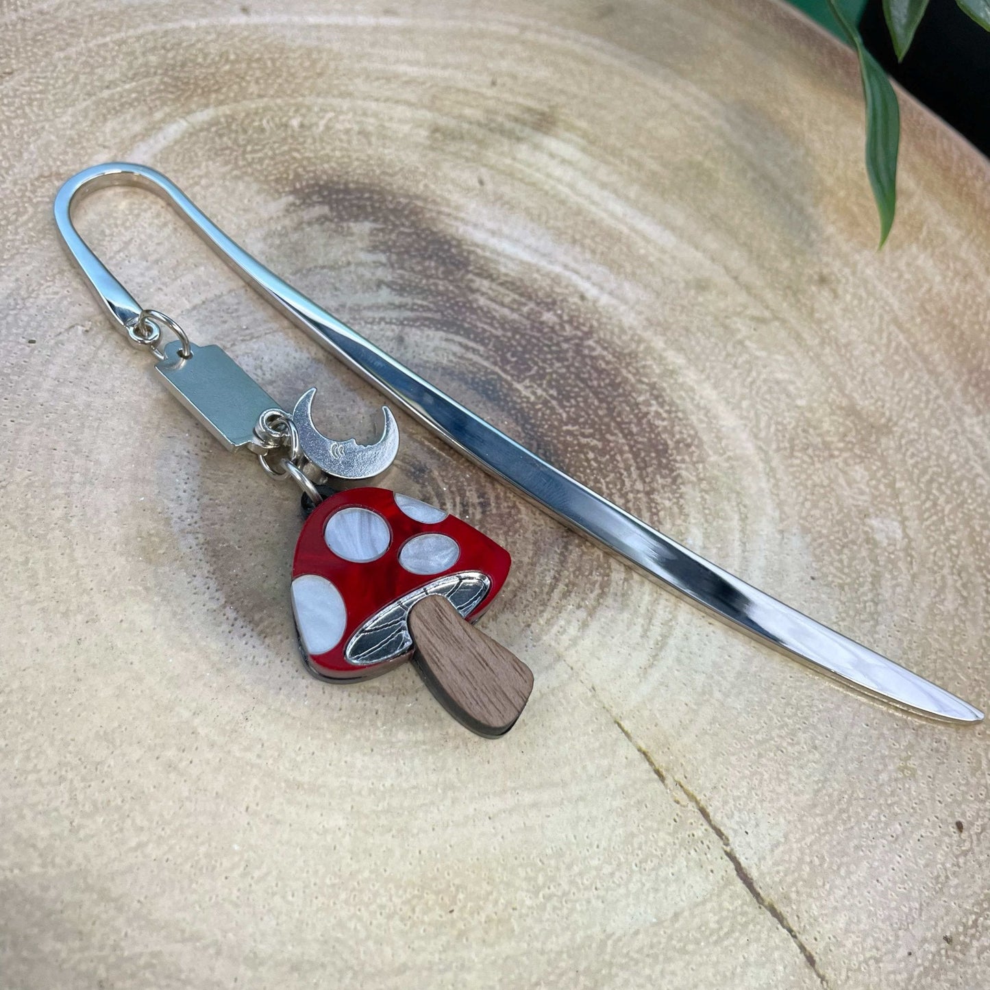 Marble Toadstool Bookmark - Lost Minds Clothing