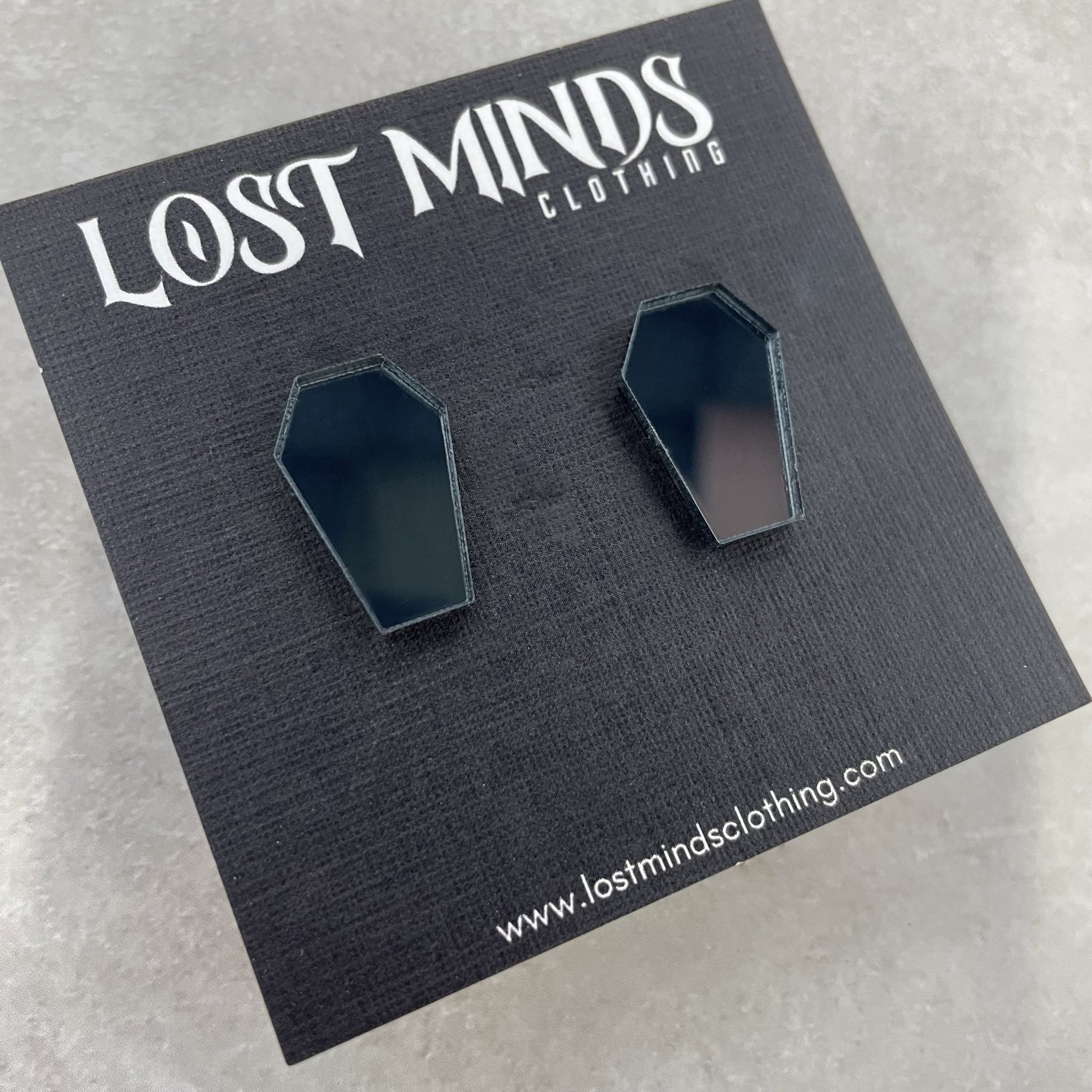 Mirror Coffin Essential Studs (3 options available) - Lost Minds Clothing