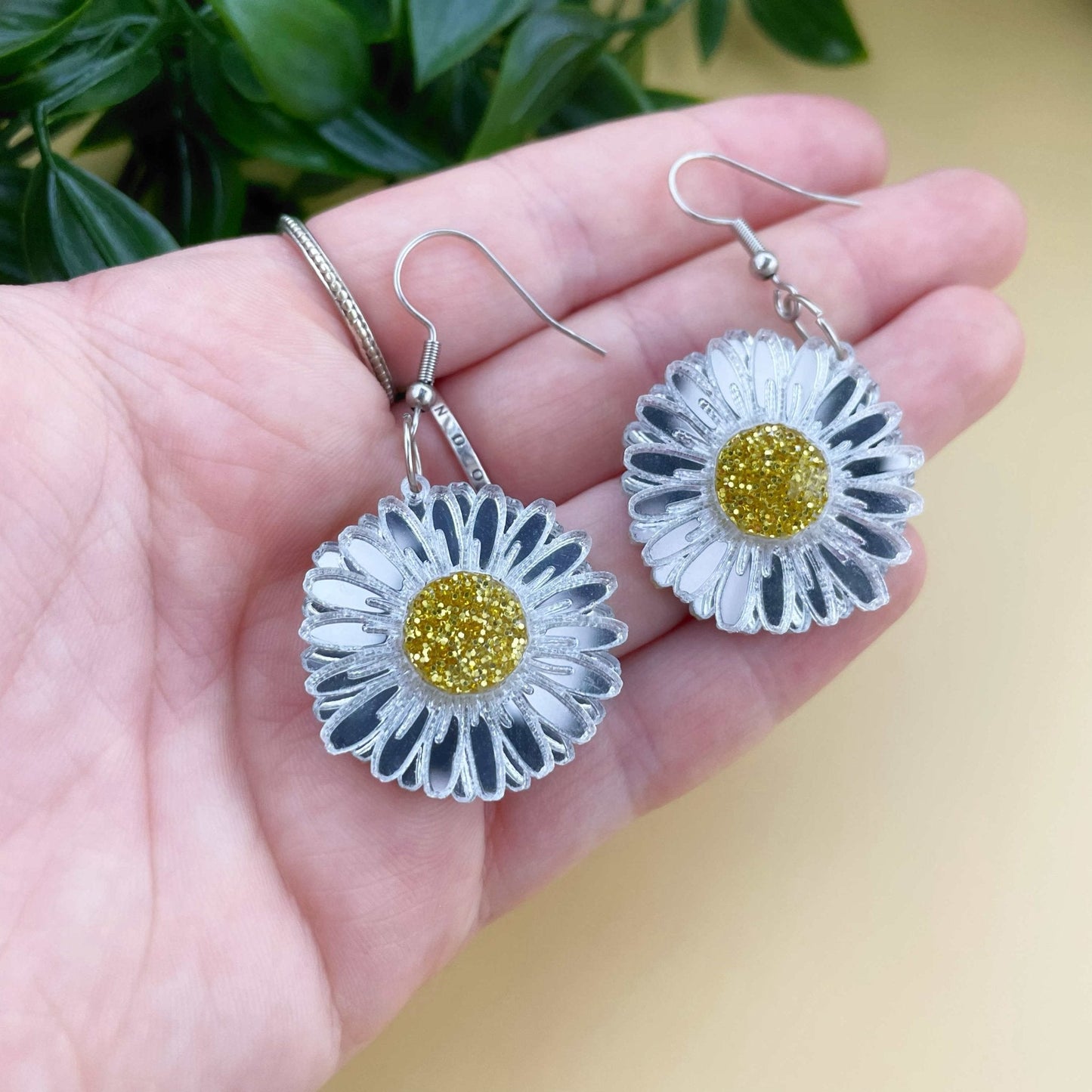 Mirror Daisy Earrings - Lost Minds Clothing