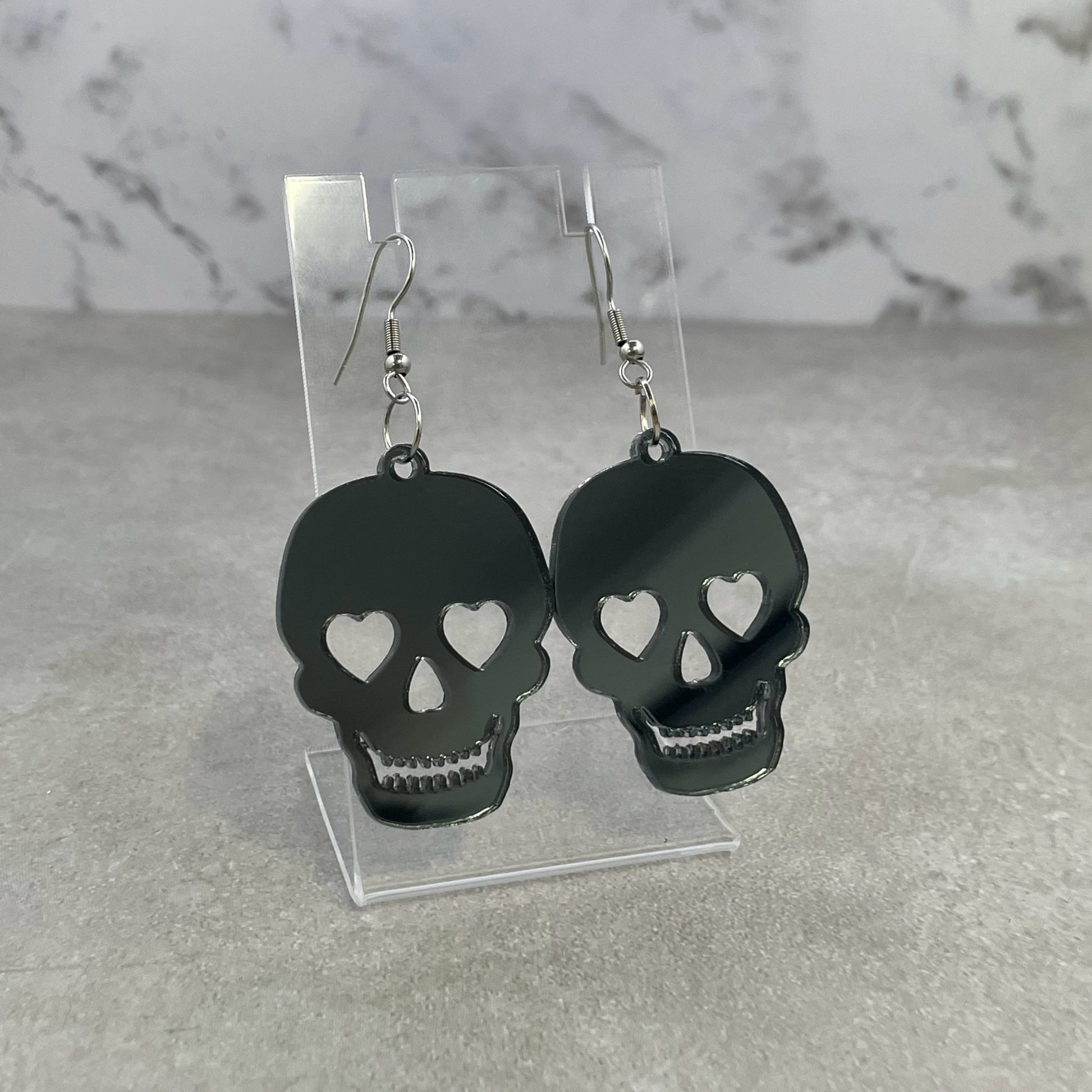 Mirror Skull Essential Earrings (4 options available) - Lost Minds Clothing