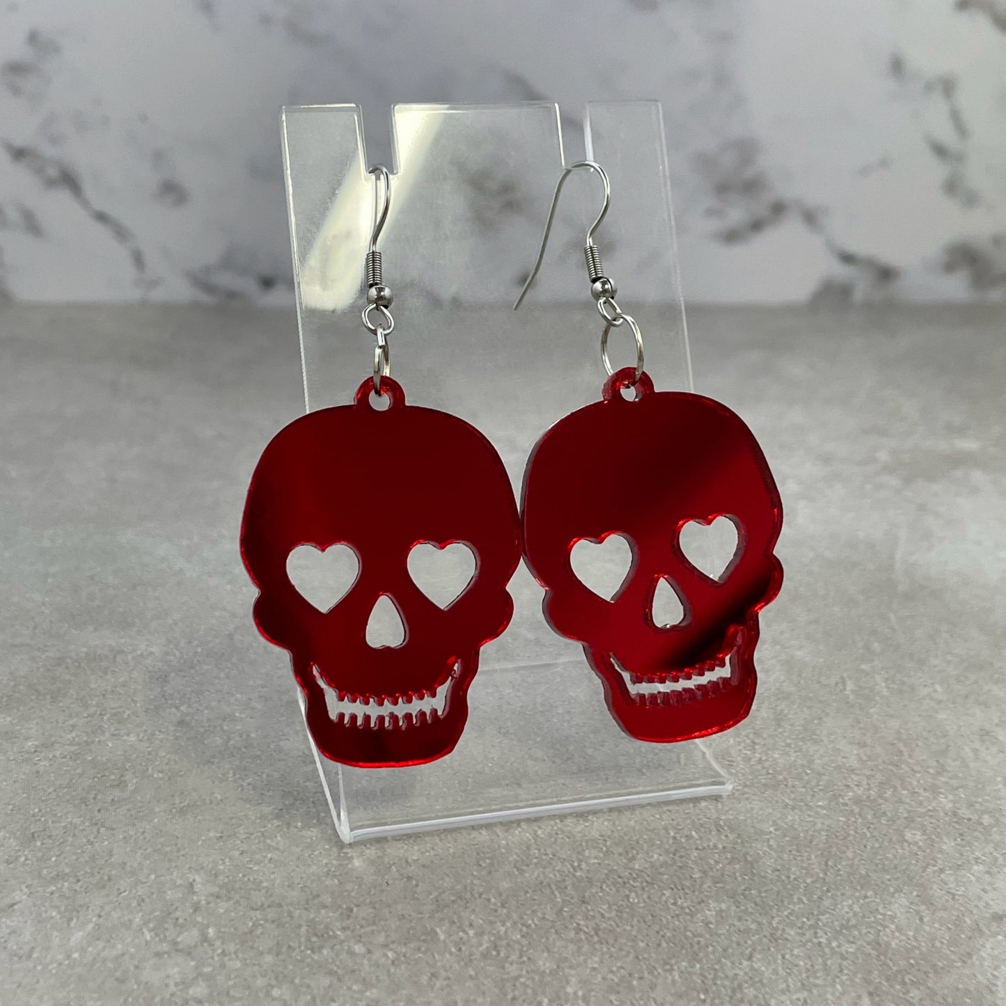 Mirror Skull Essential Earrings (4 options available) - Lost Minds Clothing