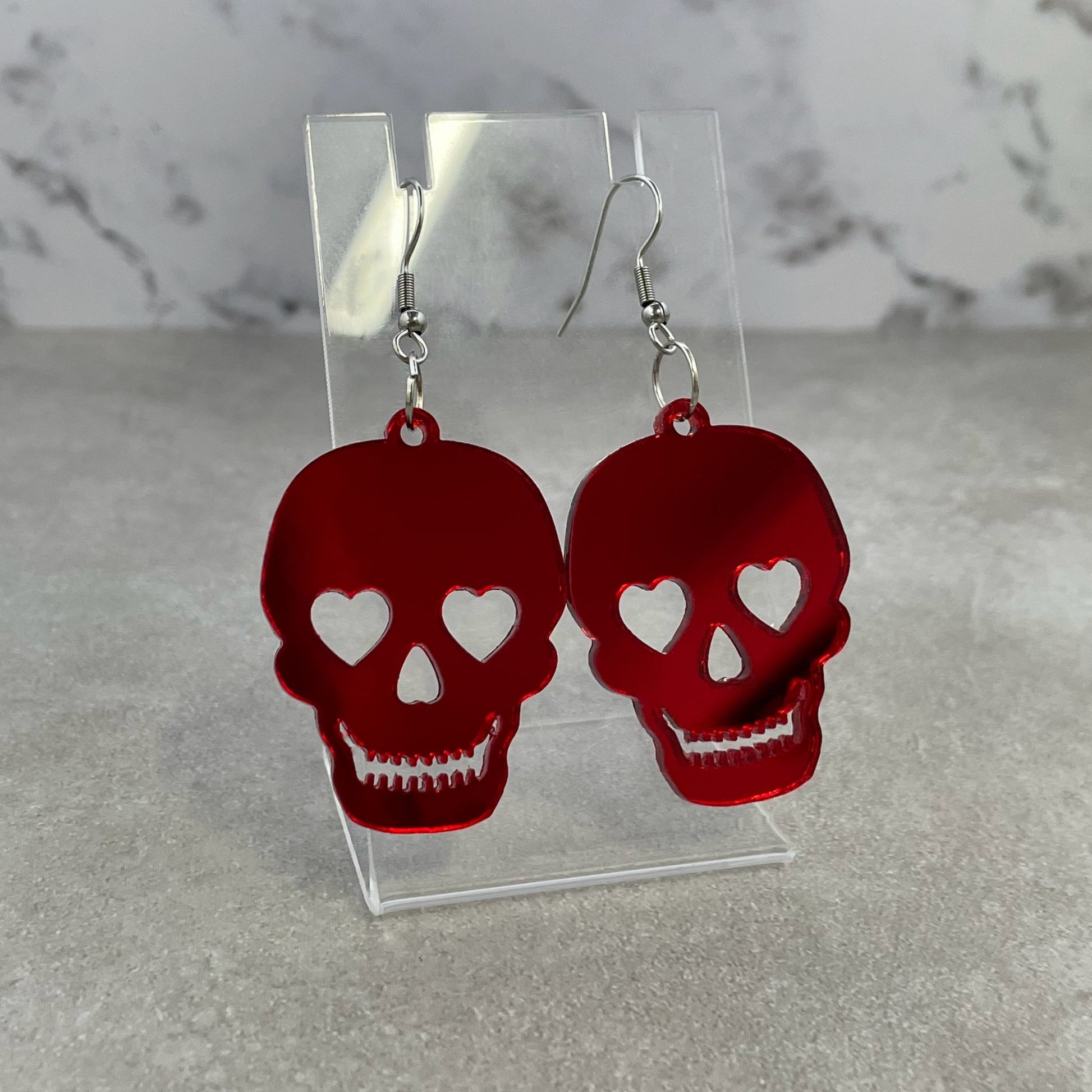 Mirror Skull Essential Earrings (4 options available) - Lost Minds Clothing
