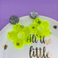 Neon Yellow Daisy Earrings - Lost Minds Clothing