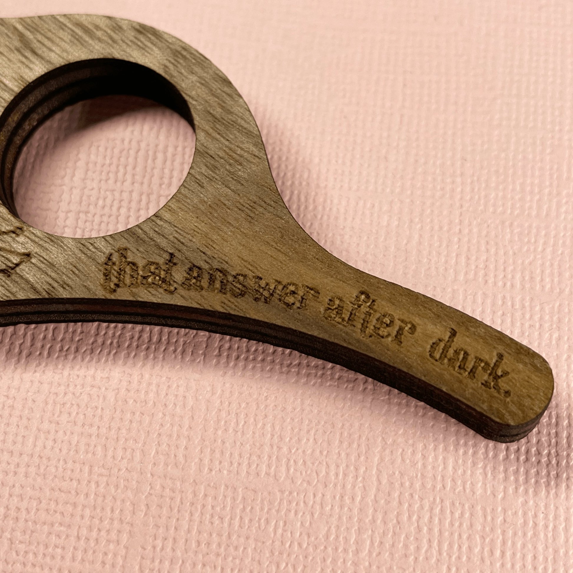 Never Pray To Gods Thumb Book Holder - Lost Minds Clothing